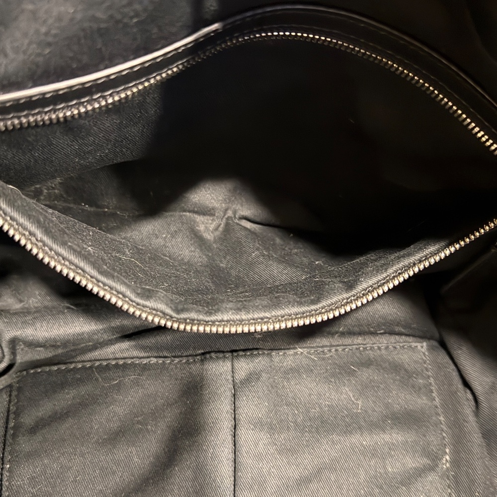 Banana Republic Black Quilted Puffer Tote Large Travel Carry-On Bag - Picture 5 of 6